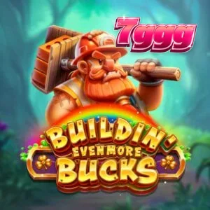 Interface do jogo Buildin’ Even More Bucks com personagens e rolos